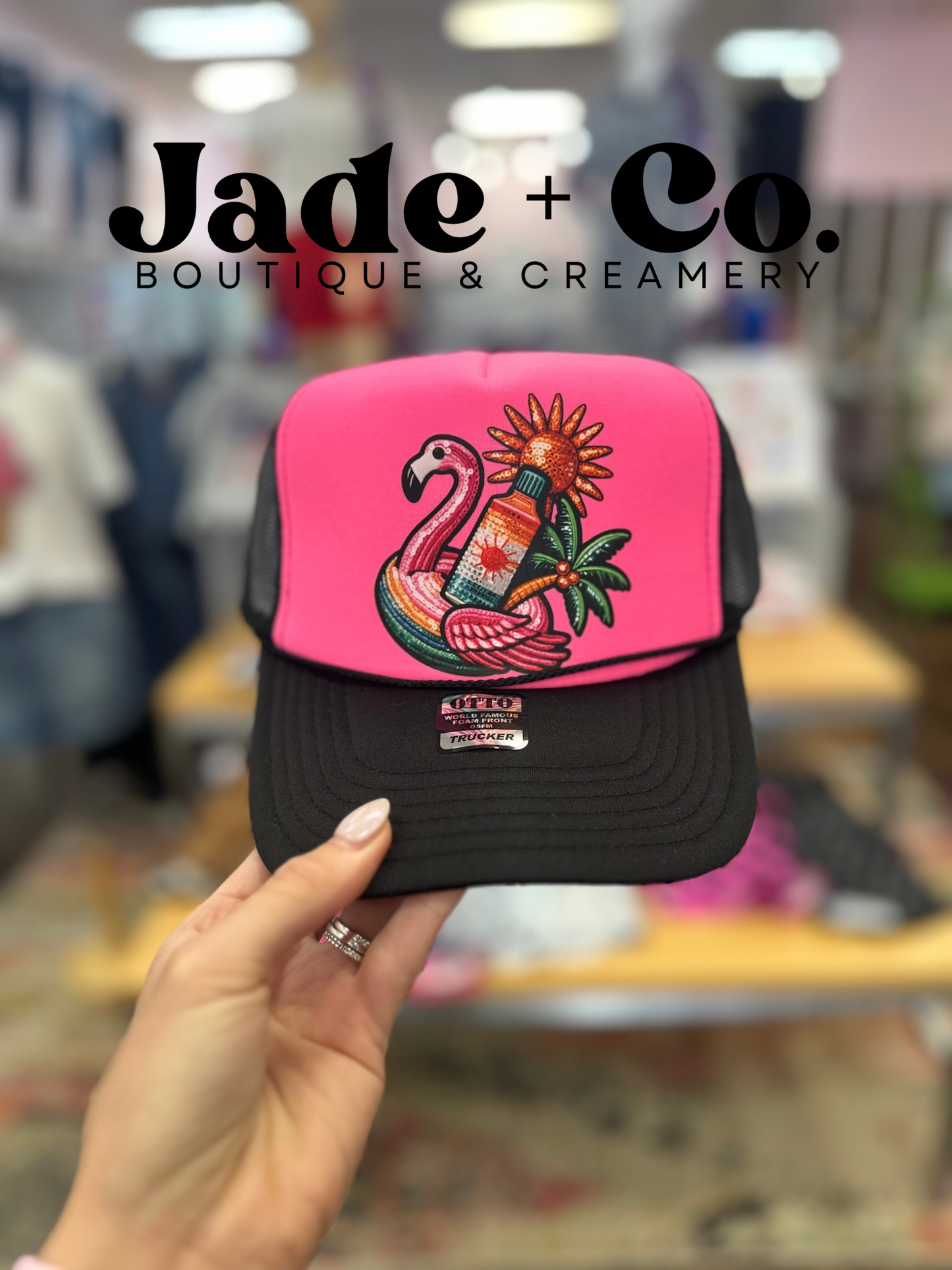 Flamingo Trucker Hat