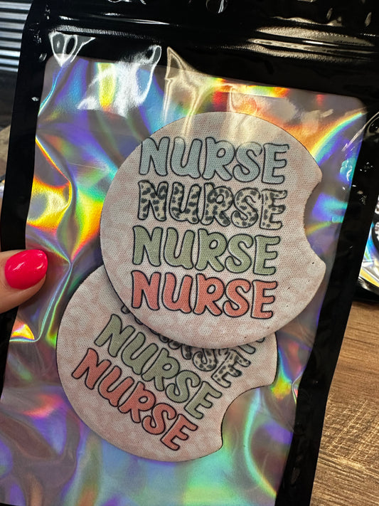 Nurse Car Coasters