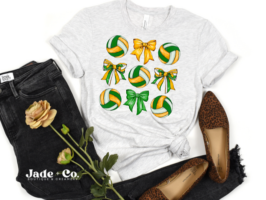 Green and Gold Harvester Volleyball