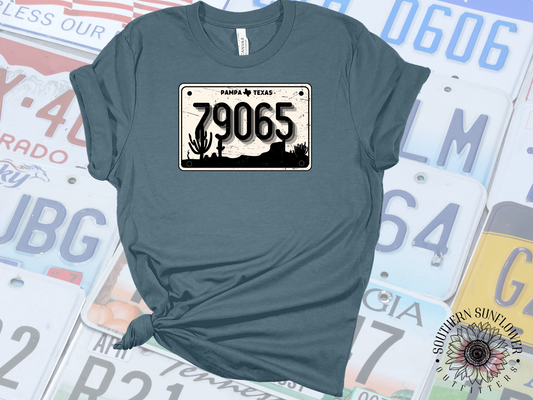 *CUSTOMIZABLE* Zip Code License Plate