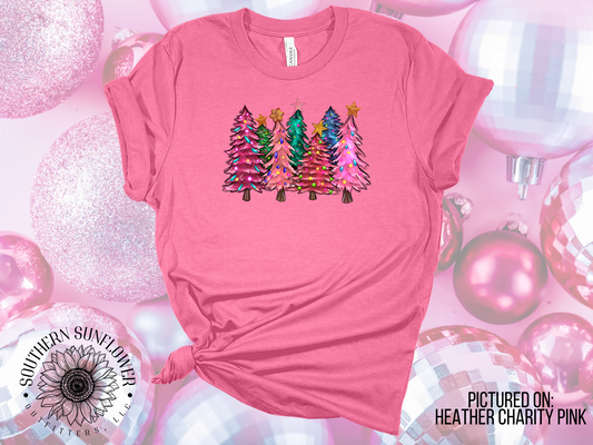 Pink Christmas Trees